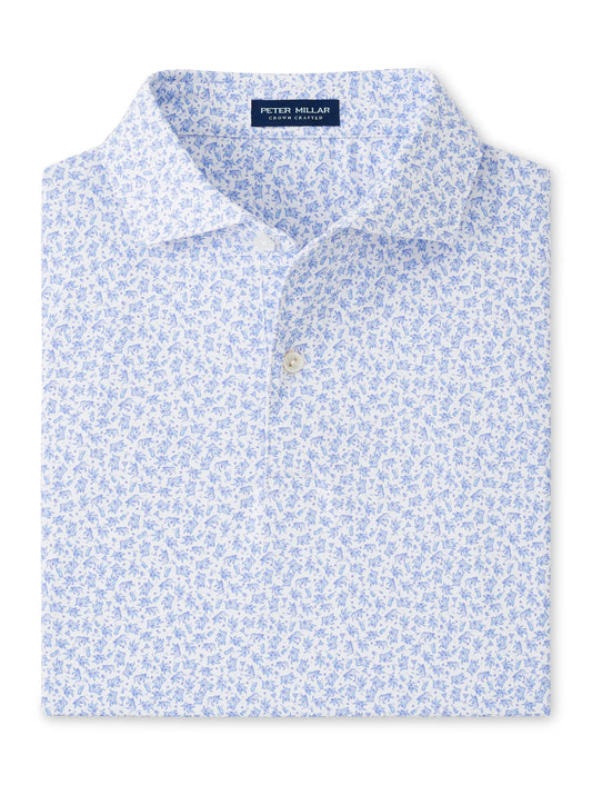 Peter Millar Crown Crafted Olive Grove Performance Jersey Polo