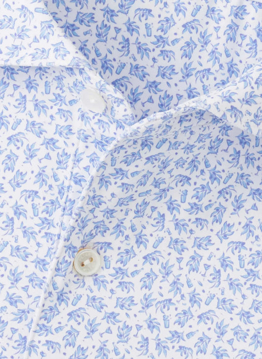 Peter Millar Crown Crafted Olive Grove Performance Jersey Polo